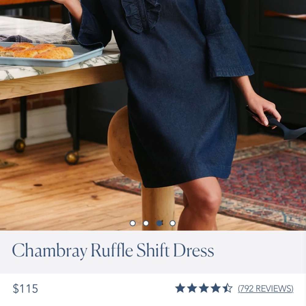 Draper James size 8 denim dress